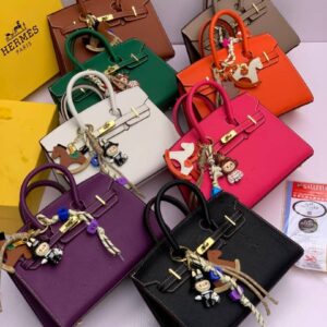 Hermes with box & Labubu